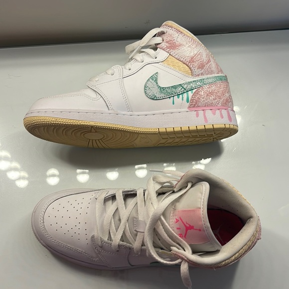 Jordan Shoes 22 Air Jordan 1 Mid Se Gs Ice Cream Poshmark